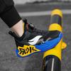 Boys' sports shoes 2025 spring and autumn new mesh medium and older children's running shoes rotating buckle breathable children's basketball shoes