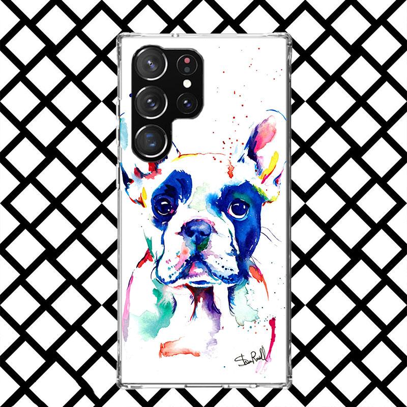 

French Bulldog Dog Pug Phone Case for Samsung Galaxy S26 S25 Edge S24 S23 Ultra S22 Plus S21 FE S20 + Soft Cover Print Fundas Ga Samsung S24 FE