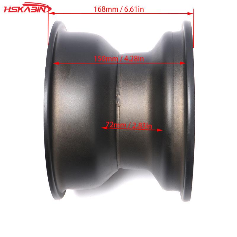 ATV Little Bull Beach Car Tires & Wheels: 16x8-7 Dinosaur Steel Rim with Four-Hole Hub