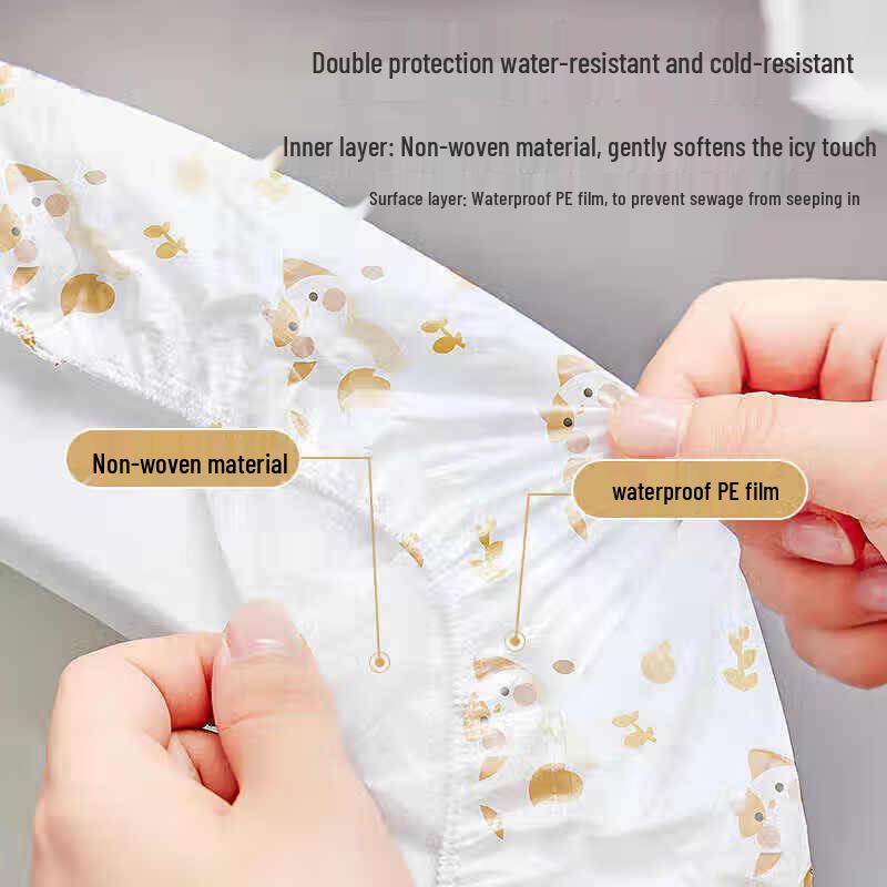 Disposable Waterproof Toilet Seat Covers - 10 Pack