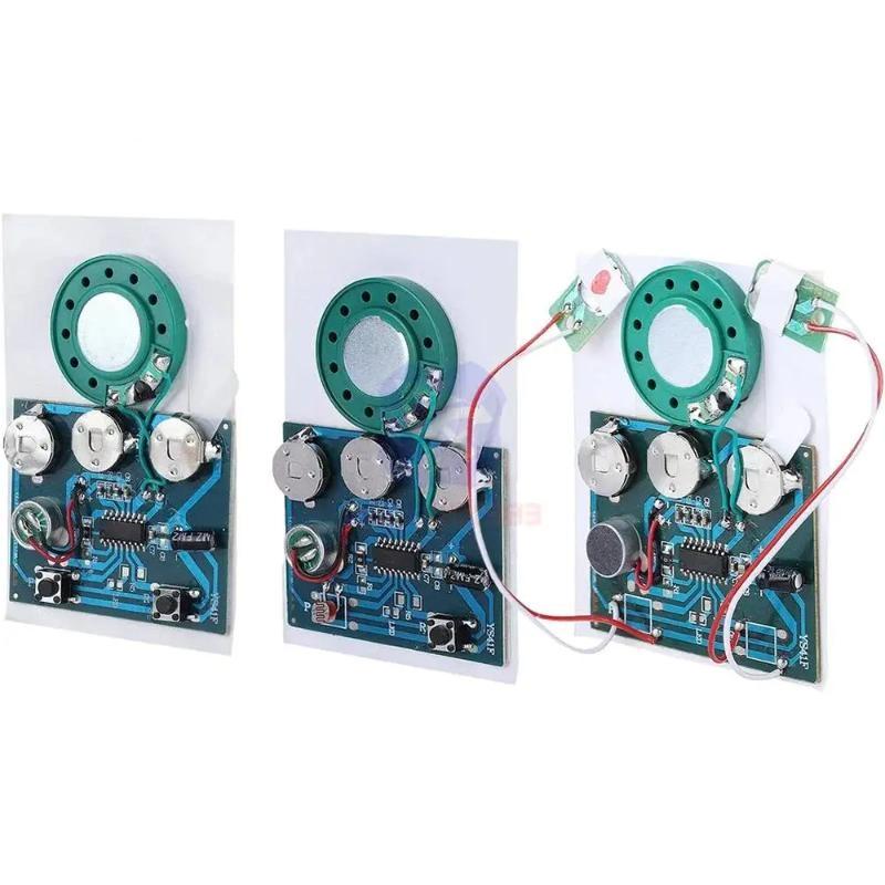1Pcs Dual Button Recording Chip 60S Audio Voice Recording Playback Module For Greeting Card Accessories