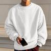 Men's Double-Sided Fleece Hoodie with Pocket and Long Sleeves