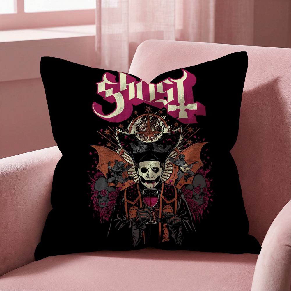 Cool G-Ghost BandS Cushion Cover Multi-Scene Pillow Cover for Home & Car - Reversible, Soft & Durable for Daily Use