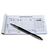 Handgeschriebene Buchhaltungs- und Finanzformulare