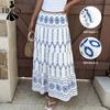 Gonne estive primaverili casual con stampa a fiori da donna
