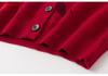 Women's Loose V-neck Thickened Knit Cardigan Sweater - 2025 Style, Versatile Long Sleeve Wool Outerwear