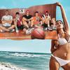 The First Slam DunK Beach Towel Cartoon Cute Summer Kids Large Bath Pool Beach Towel Microfiber Absorbent For Swimming Travel