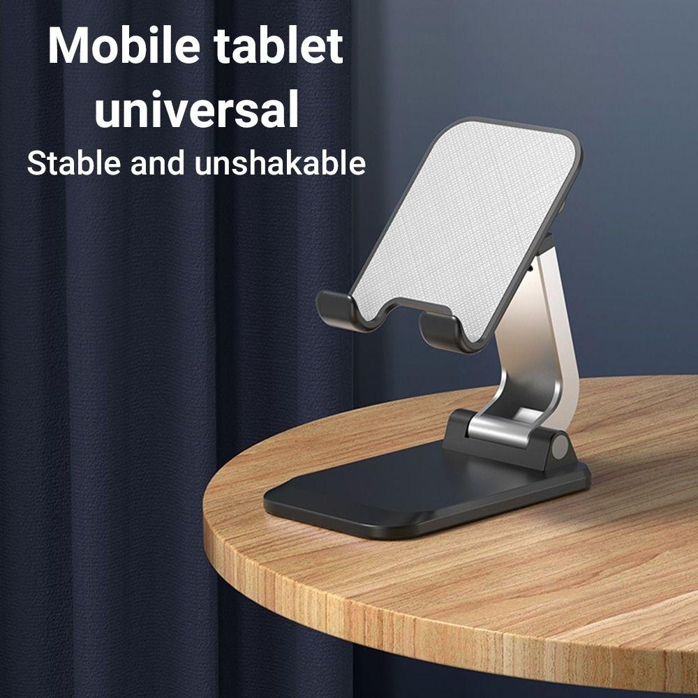 Folding Desktop Metal Stand Stable Tablet Bracket Universal Mobile Phone Holder