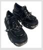 Women  Goth Heavy Metal Subculture Muffin Thick Bottom Small Punk Style Y2k Babes Single Platform Sneakers Shoes