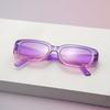 New Fashion Candy Color Small Frame Sunglasses Men Sun Glasses Women Vintage Trendy Style Eyewear Anti-Glare Glasses