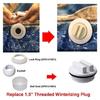Pack of 6 Multifuntional Spa Drain Plug Pool Spa Return Winterizing Plug