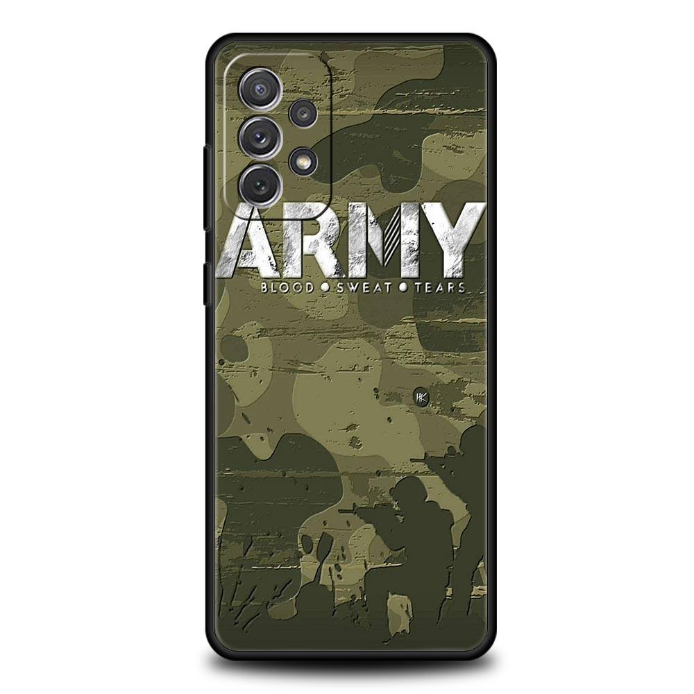 Military Army Special Forces Phone Case For Samsung Galaxy A17 A07 A55 A35 A25 A15 A05 A33 A31 A23 A21s A41 A73 A53 A51 A71Cover