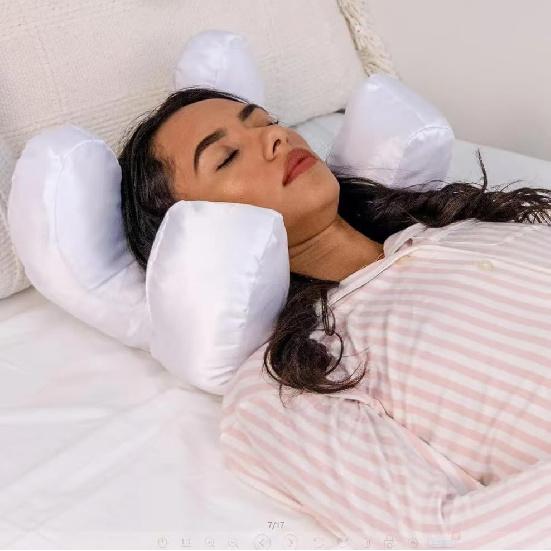 Flawless Face Pillow Beauty Sleep, Anti Wrinkles-Aging Side Sleeper Pillow, Back Sleeping Pillow for Wrinkles, Pillows for Maintaining Facial белый