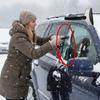 Car Snow Shovel Winter Windshield Defrosting Ice Scraper Stainless Steel Car Windshield Snow Remover Accessories