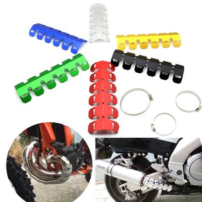 Motorrad-Frontverteiler, Auspuff-Hitzeschild-Schutz, Verbrühschutz, Abdeckung, Kühlkörper modifiziert