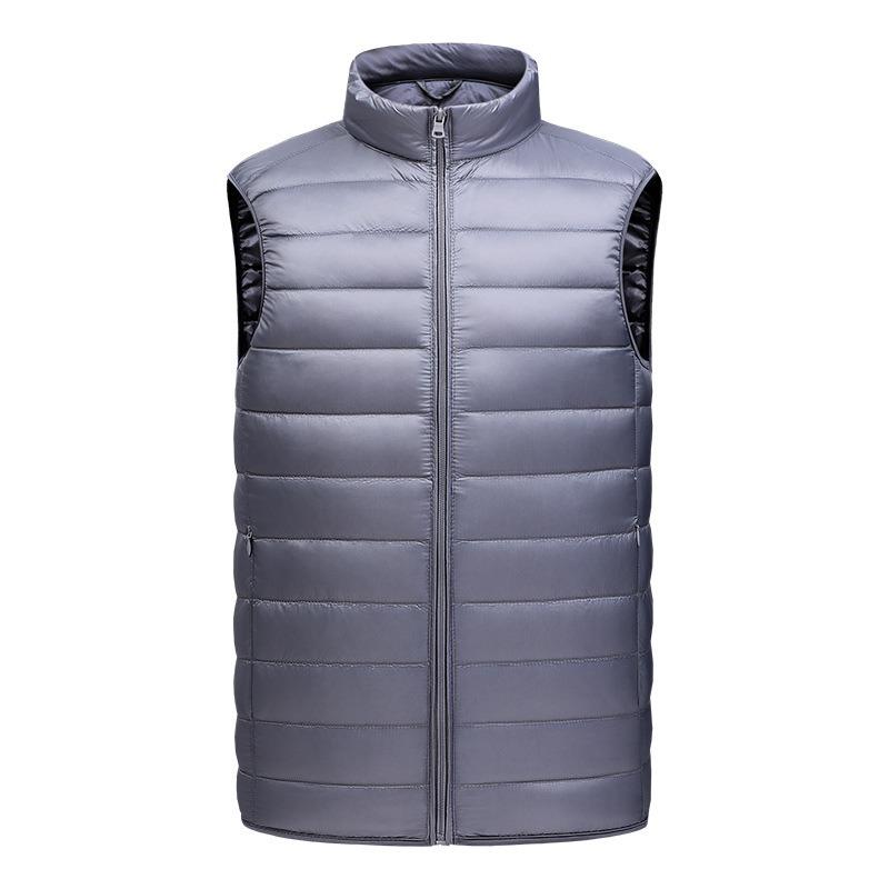 Down Jacket Men's Vest Fashion Stand-up Collar Vest Light Down Vest Men's Thermal Top