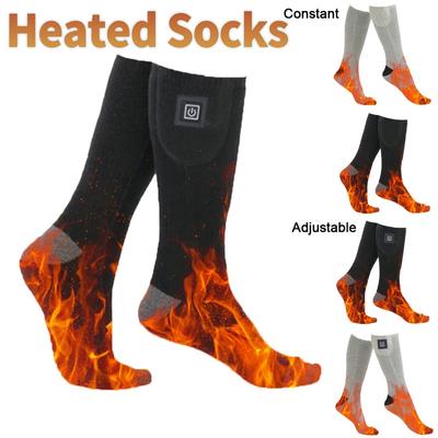 Winter Verwarmde Sokken 3 Niveaus Temperatuur Anti-Koud Comfort Thermische Elektrisch Verwarmde Sokken voor Mannen Vrouwen Buiten Voetverwarmer