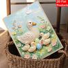 Duckling pearl painting handmade diy pearl art painting stickers home decoration gifts