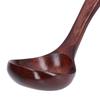 2Pcs Wood Soup Spoon Smooth Cooking Spoon Set Wood Ladle  Cooking