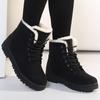 Fashion Women Boots Korean Style Women Boots For Winter 2024 Snow Boots Ankle Winter Shoes Women Fur Botas Mujer Low Heels Short Boot