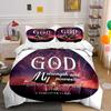 Inspirational Religious Set For Reflection Kid'S And Adults' Bedroom Decor, Exquisite Three-Piece Bedding Set Gift