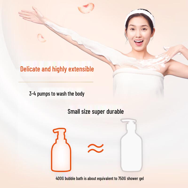 DOVE White Peach Scented Bath Foam