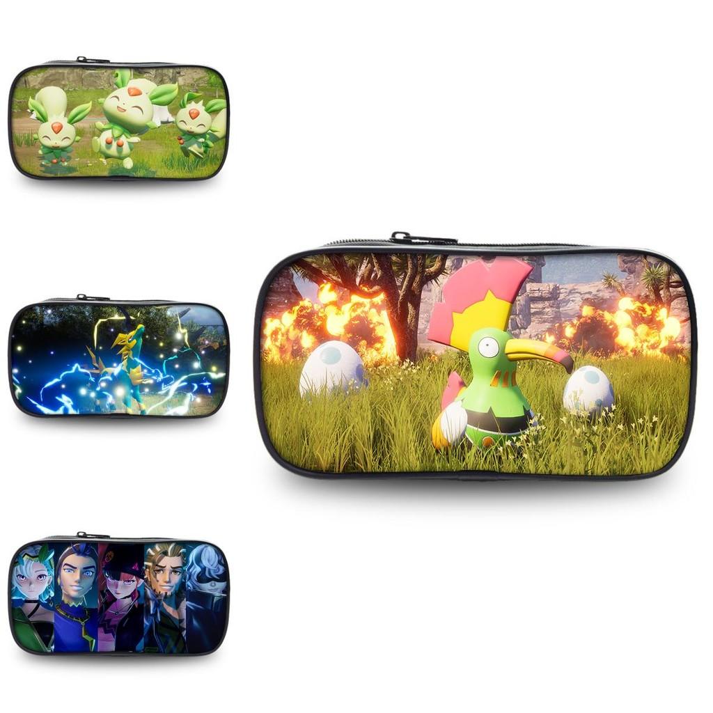 Trousse à crayons étudiante grande capacité Palworld Sac à papeterie élégant en polyester