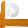 4Pcs Easy Installation Water Pipe Angle Valve Collars Pipeline Decoration Cover Plastic Drainage Pipe Cover Decoration Ring