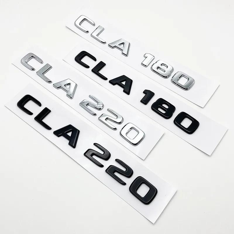BRI4 3D Letters CLA180 CLA200 CLA220 CLA250 CLA260 4Matic ABS Emblem for Mercedes Benz C118 Car Fender Trunk Rear Logo Sticker