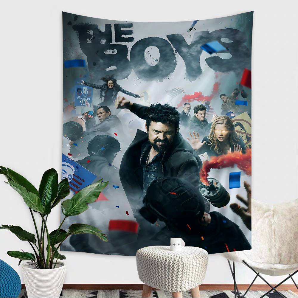 

Movie The BBoys Classic DIY Wall Tapestry Art Science Fiction Room Home Decor Wall Art Decor 74x94cm(29x37in)