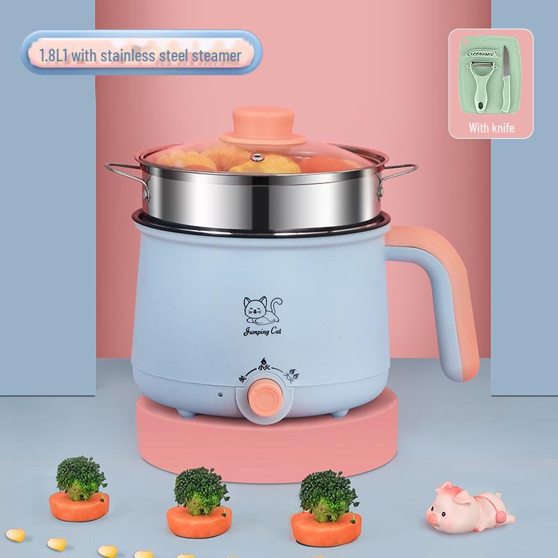 Multifunktionaler Elektroherd: Dämpfen, Kochen und Braten – Perfekt für Wohnheime und kleine Haushalte