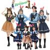 New Women Girls Crazy Animal Judy Hopps Halloween Cosplay Costume For Kids City Rabbit Police Officer Zoo Costume Fancy Dress