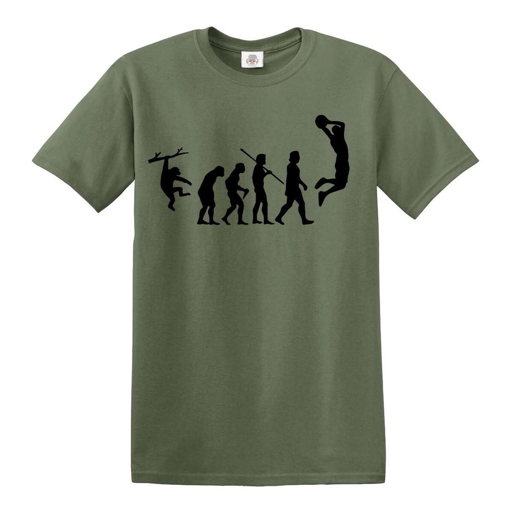 The evolution of basketball tshirt funny christmas gift top tee tshirt