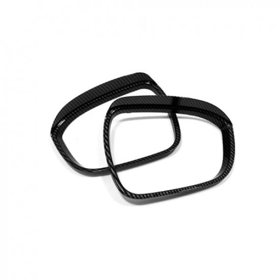 Carbon Fiber Mirror Rain Eyebrow Cover For Mitsubishi Outlander -2025