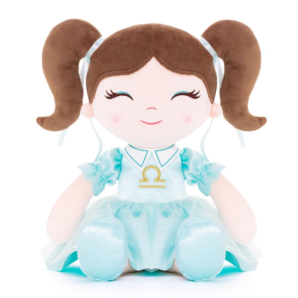 16 Inches Baby Girl Gifts Plush Doll Libri Constellation Doll In Lake Blue for Baby's First Birthday Gift