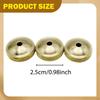 3 Pieces Alto and Tenor Valve Brass Instrument Parts Stable Practical Solid Wear Resistant Gold