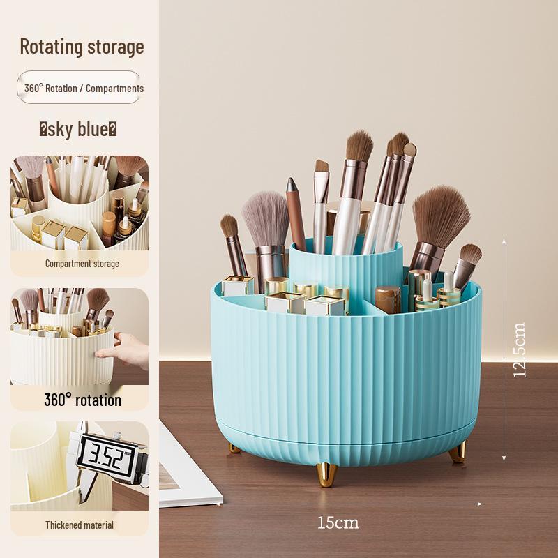 Cosmetic Organizer: Makeup Brush, Lipstick, Eyeshadow & Stationery Storage Tube