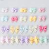 100Pcs/Bag Mini Bow 3D Cute Nail Art Decorations Bowknot Ornament Shiny Nail Charm Jewelry Diy Resin Nail Accessories Flat Back