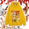 Anime Kids Cotton Tshirt Jujutsu Kaisen Sukuna Print Unisex Boys Girls Hoodie Sweatshirt for Children 100 160cm Height