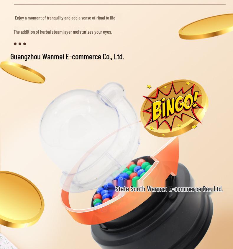 Electric Lucky Shake Machine: Lottery Number Selector - 3 Models Available