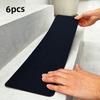 6pcs Anti-Slip Stair Treads - Easy Install, Weather-Resistant Safety Grip Strips for Steps, Ramps & Decks.