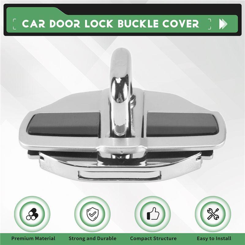 AC34-Car TRD Door Lock Buckle Upgraded Stabilizer Cover Latches Stopper For-Lexus-Toyota Series Eliminate Abnormal Space