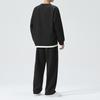 Maglione Casual da Uomo Primavera e Autunno Pantaloni da Tuta Larghi con Coulisse Set Due Pezzi