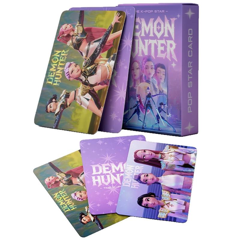 Kpop Demon Hunter Pocards Huntrix Cards Sajja Boys Karty Tygrysa Dziewczęcy Chłopięcy Zespół Prezenty Zestaw Pocztówek Mini Album Kolekcjonerski Prezenty