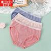 Hongdou Women's Sweet Style Elastic Briefs 3-Pack