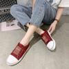 Fashion Slip On Women's Sneakers Shoes High Quality Aesthetic Korean 39 Comfortable and Elegant Casual Daily Routine Ladies Footwear