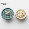 Wedding Invitation Stamp Brass Wax Seal Heads, Alphabet Christmas Embossed Sealing Artistic Relief Head for Envelope Gift Wrapping Journal Scrapbook