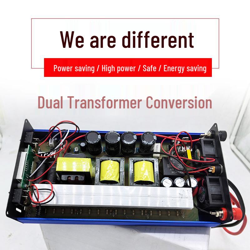 High-Power 12V Inverter with Dual Tube and Intelligent Booster