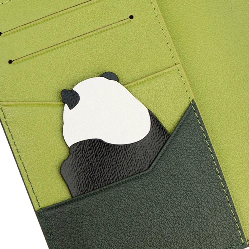 Kreativer Panda-Reiseetui im chinesischen Stil: Mehrschichtiges Lederdesign und Kulturdokumentenschutz
