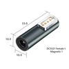 Type-C Female to Magnetic USB PD Fast Charging Adapter Connector Female to Magsafe 3 2 1 for Macbook Air/Pro Charging Adapter